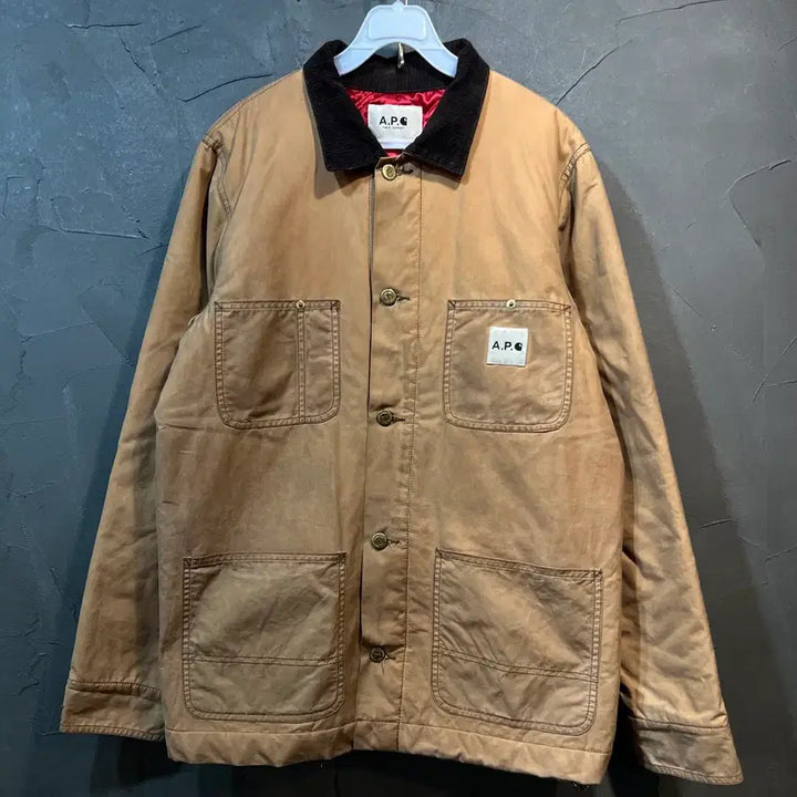 [BUNJANG] Carhartt WIP A.P.C. Detroit Work Jacket Brown / [M] 칼하트 WIP 아페쎄 A.P.C 디트로이트 워크자켓 브라운