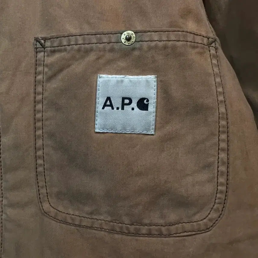 [BUNJANG] Carhartt WIP A.P.C. Detroit Work Jacket Brown / [M] 칼하트 WIP 아페쎄 A.P.C 디트로이트 워크자켓 브라운