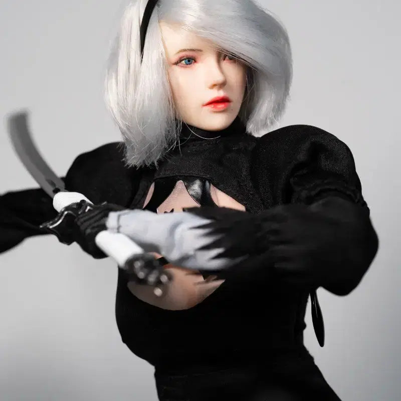 [BUNJANG] Super Duck 2B Action Figure / 니어오토마타 2B 실리콘 액션 피규어