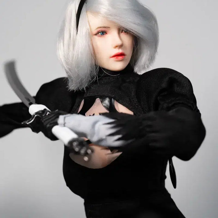 [BUNJANG] Super Duck 2B Action Figure / 니어오토마타 2B 실리콘 액션 피규어