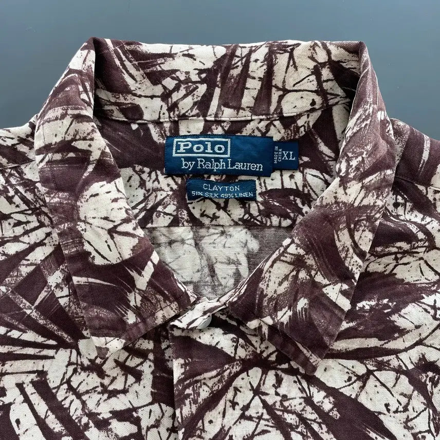 [BUNJANG] Polo Ralph Lauren Clayton Hawaiian Shirt / [XL] 1990S 폴로 랄프로렌 빈티지 클레이턴 하와이안 반팔 셔츠