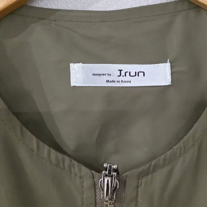 [BUNJANG] Jrun Khaki Frill Jacket / Jrun 카키색 캉캉 후릴 자켓