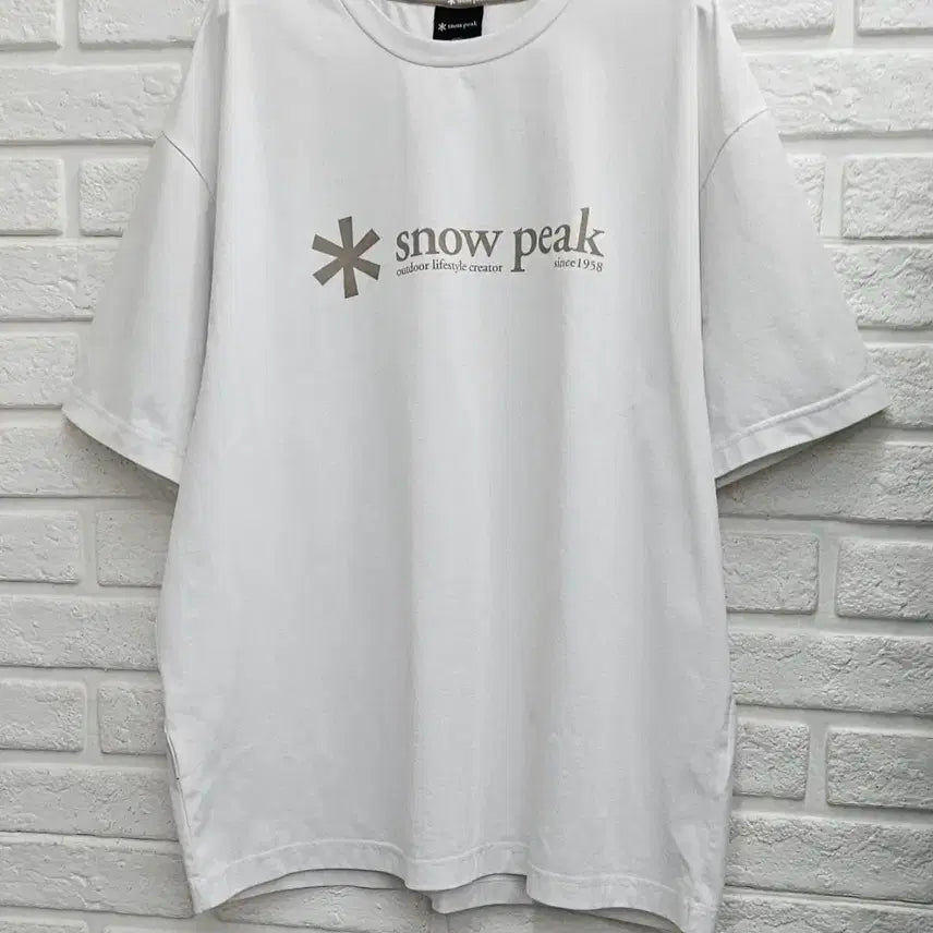 [SOLD OUT] A4346  스노우피크 화이트 반팔 티셔츠105