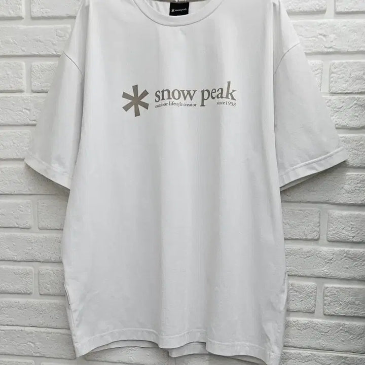 [SOLD OUT] A4346  스노우피크 화이트 반팔 티셔츠105