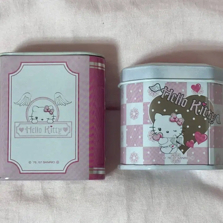 [BUNJANG] Vintage Angel Kitty Mini Tin Case / 고전 천사 키티 미니 틴케이스 유일매물
