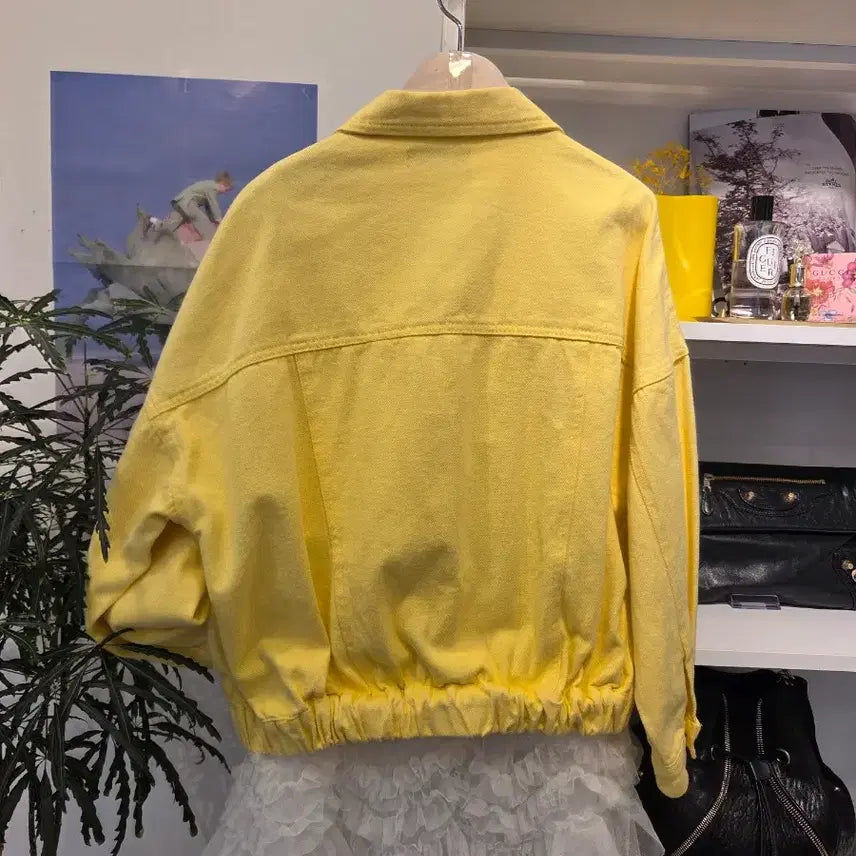[BUNJANG] Yellow Cotton Jacket / 옐로 코튼 자켓