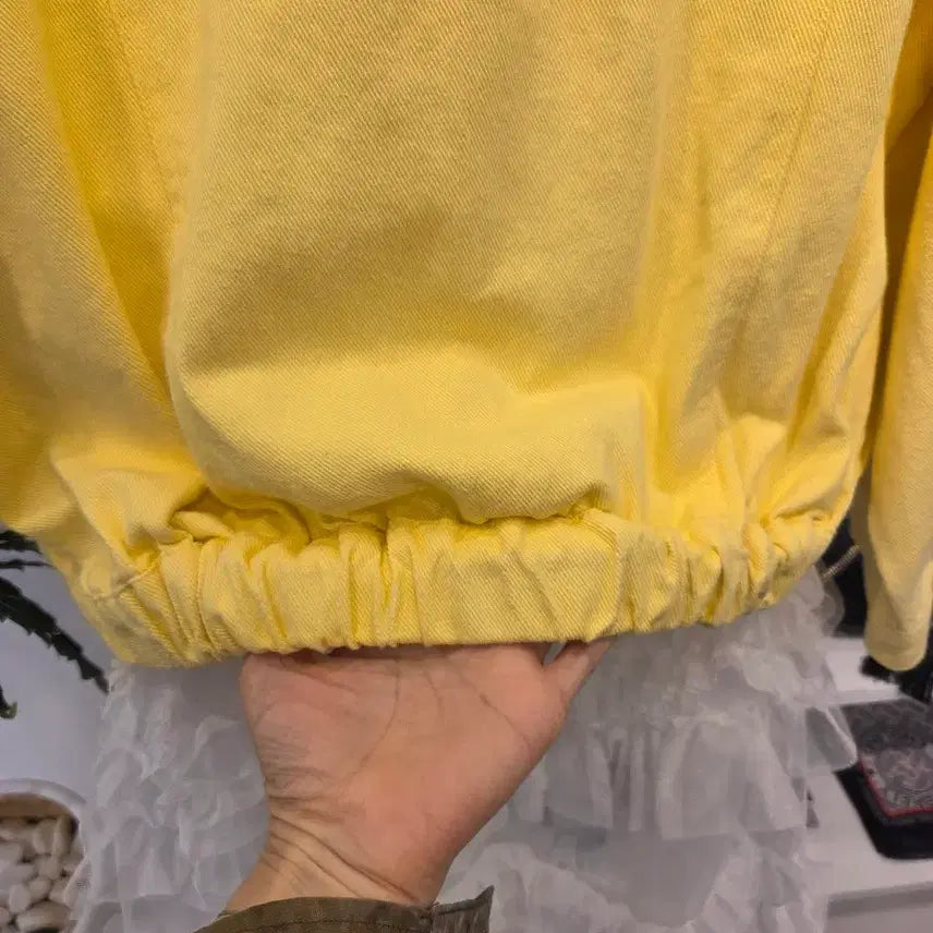 [BUNJANG] Yellow Cotton Jacket / 옐로 코튼 자켓