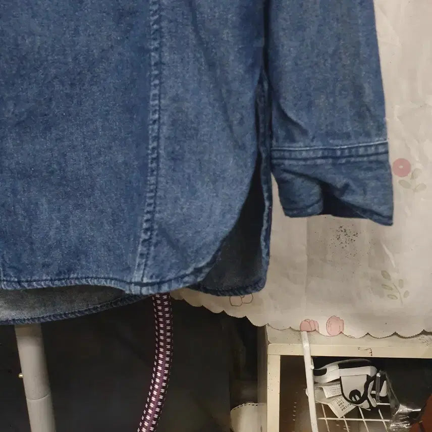[BUNJANG] Olive Des Olive Denim Shirt / 올리브데올리브    청 데님 셔츠