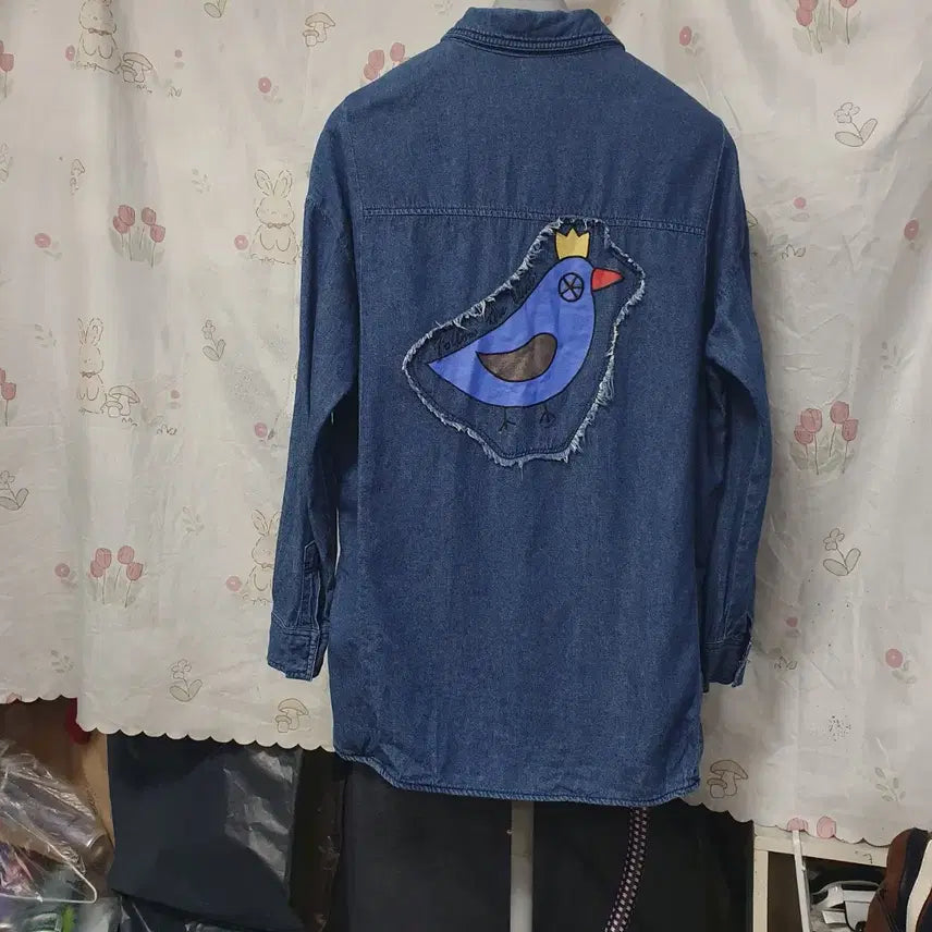 [BUNJANG] Olive Des Olive Denim Shirt / 올리브데올리브    청 데님 셔츠