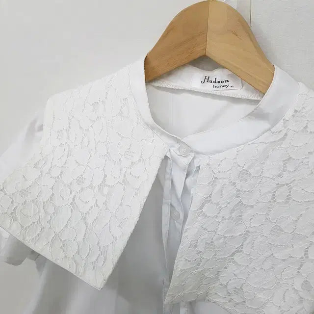 [BUNJANG] HUDSON Honey Sailor Blouse White / HUDSON Honey 세일러 블라우스 화이트