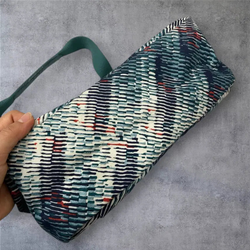 [BUNJANG] Kipling Mint Pattern Nylon Tote Bag / 키플링 Kipling 민트 패턴 나일론 토트백 숄더백