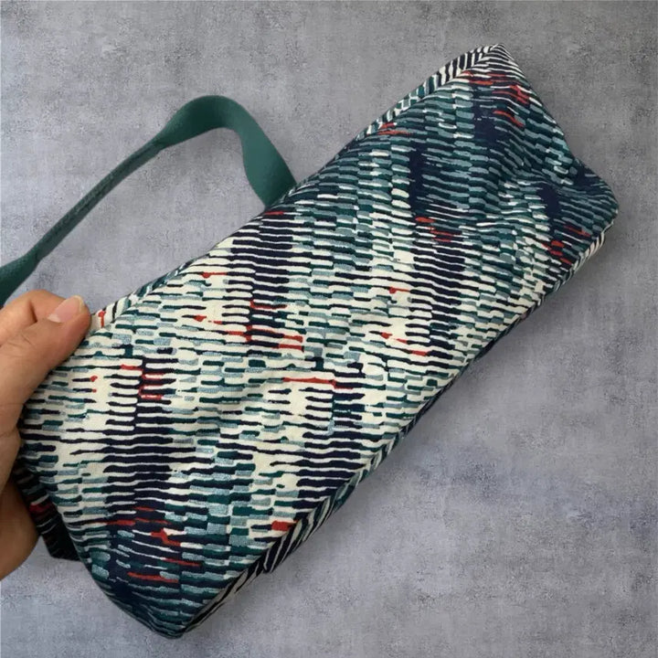 [BUNJANG] Kipling Mint Pattern Nylon Tote Bag / 키플링 Kipling 민트 패턴 나일론 토트백 숄더백