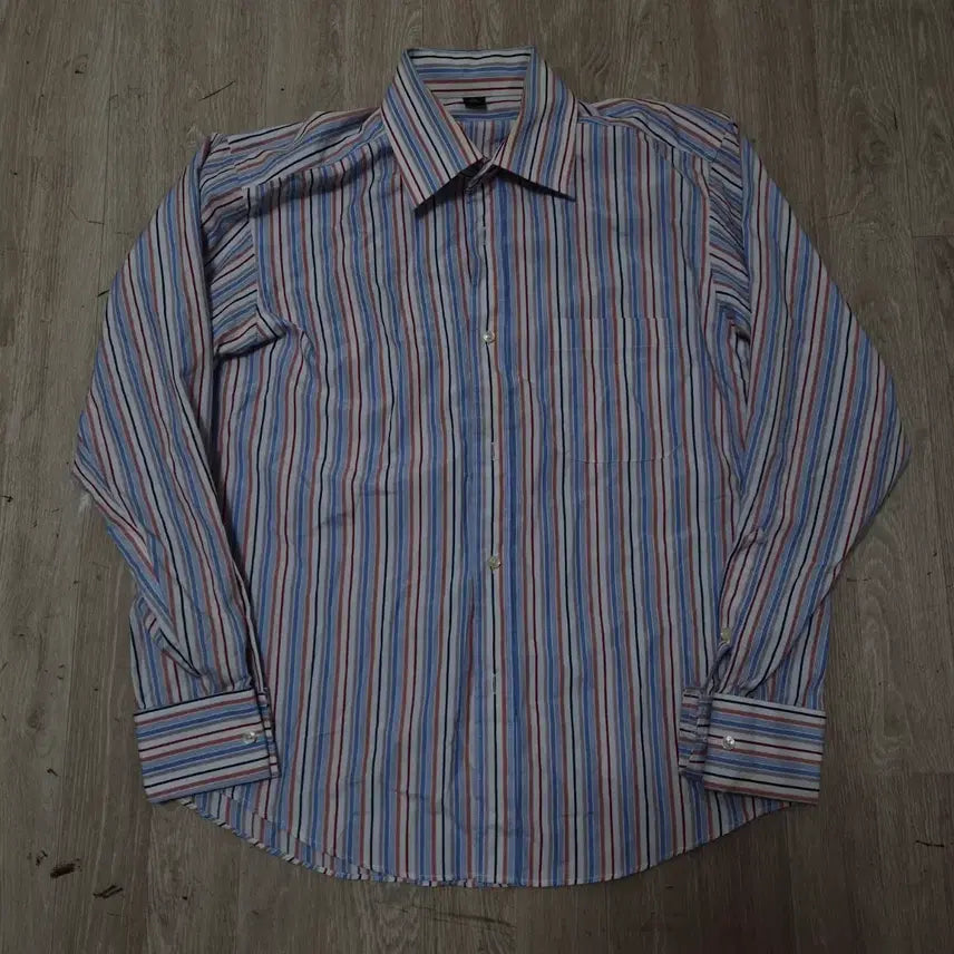 [BUNJANG] Paul Smith London Striped Button-Down Long Sleeve Shirt / 폴스미스 런던 버튼다운 스트라이프 긴팔 셔츠 L(100)