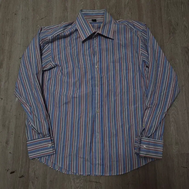 [BUNJANG] Paul Smith London Striped Button-Down Long Sleeve Shirt / 폴스미스 런던 버튼다운 스트라이프 긴팔 셔츠 L(100)