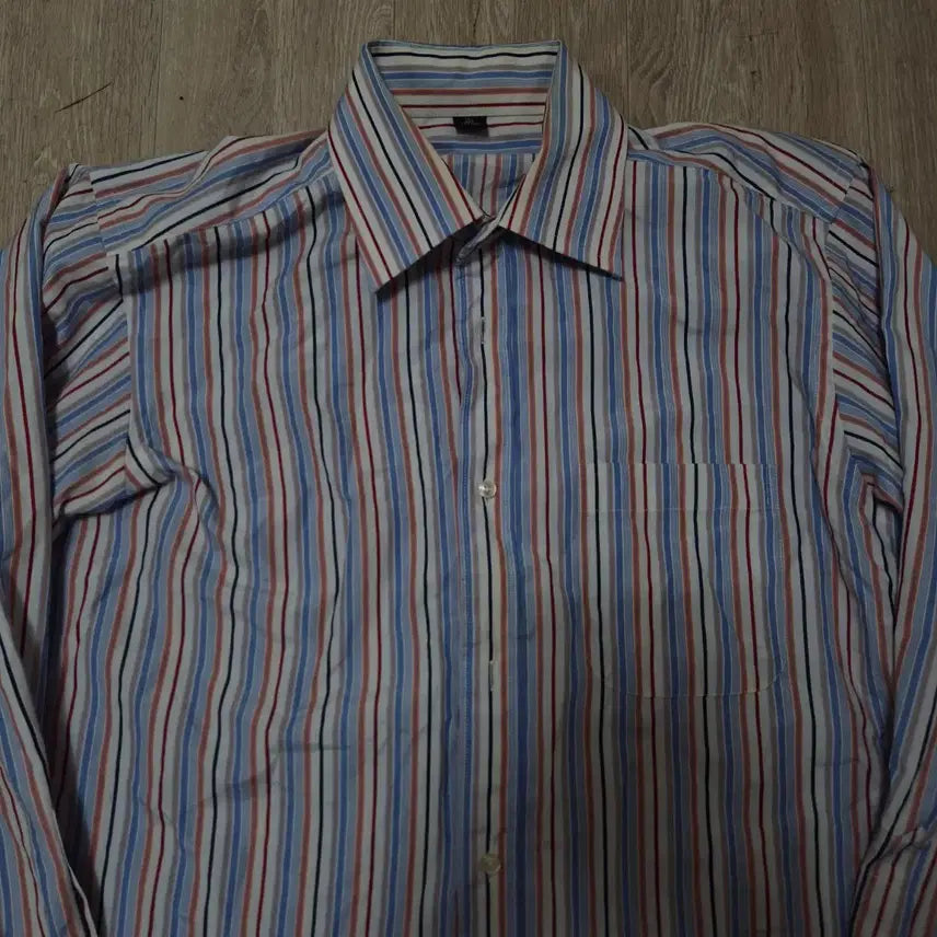 [BUNJANG] Paul Smith London Striped Button-Down Long Sleeve Shirt / 폴스미스 런던 버튼다운 스트라이프 긴팔 셔츠 L(100)