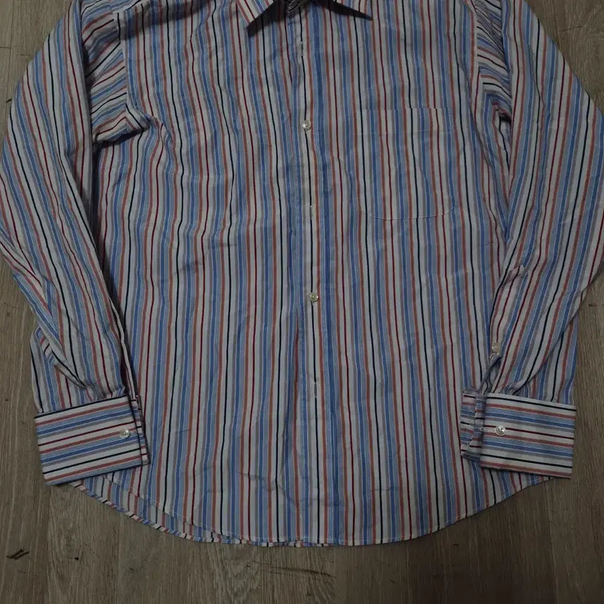 [BUNJANG] Paul Smith London Striped Button-Down Long Sleeve Shirt / 폴스미스 런던 버튼다운 스트라이프 긴팔 셔츠 L(100)