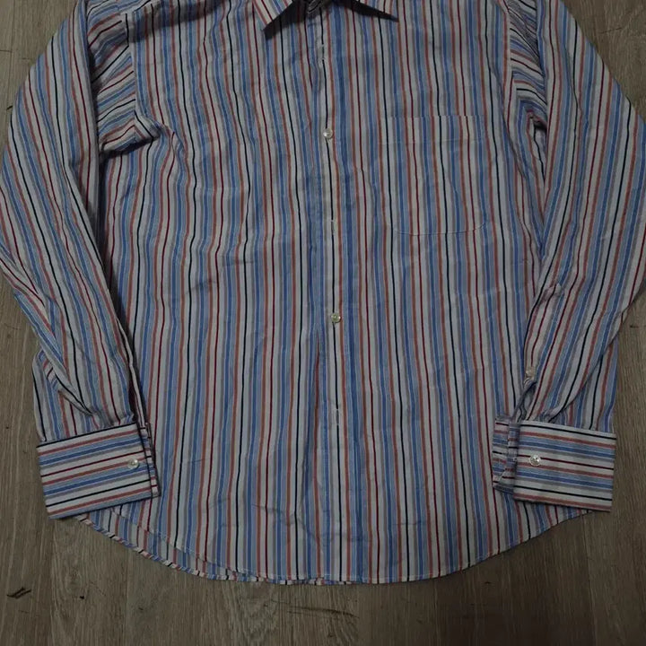 [BUNJANG] Paul Smith London Striped Button-Down Long Sleeve Shirt / 폴스미스 런던 버튼다운 스트라이프 긴팔 셔츠 L(100)