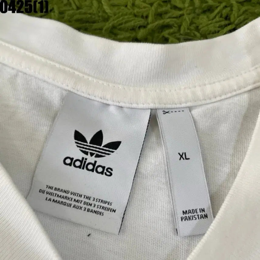 [BUNJANG] Adidas Trefoil Short Sleeve T-shirt White / 아디다스 트레포일 반팔 티셔츠 화이트