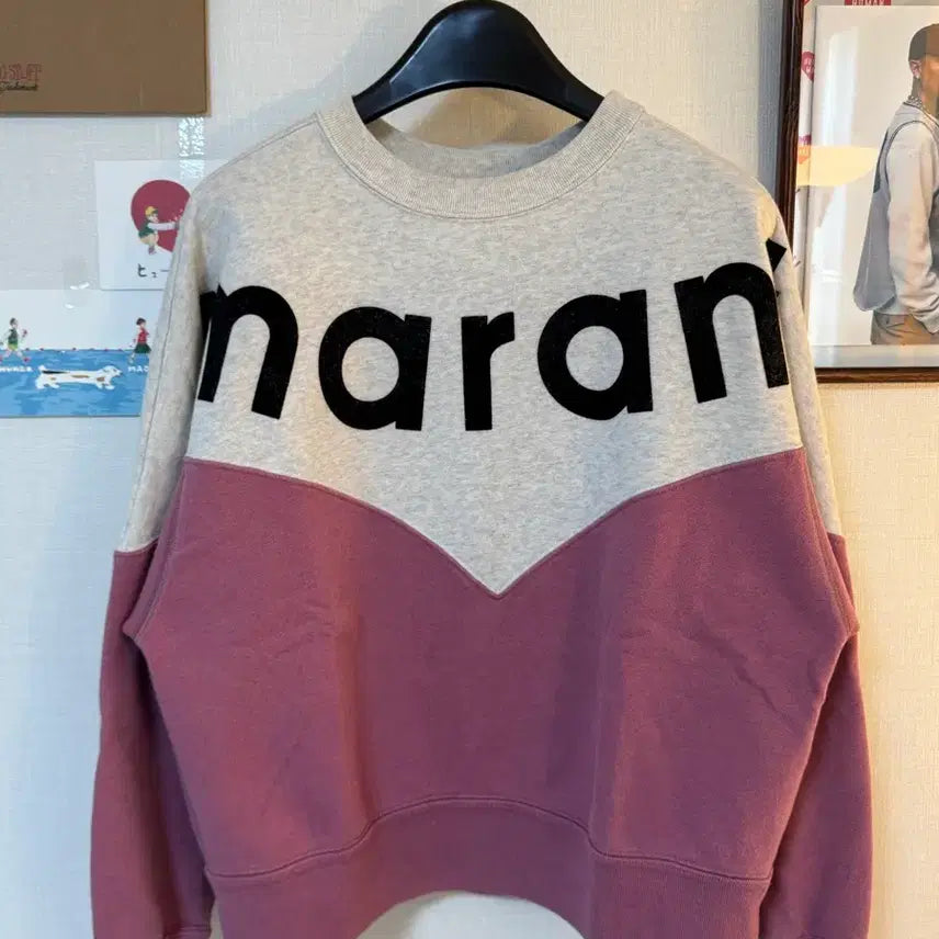 [BUNJANG] Isabel Marant Étoile Houston Sweatshirt Pink / [38]이자벨마랑 에뚜왈 휴스턴 맨투맨 핑크