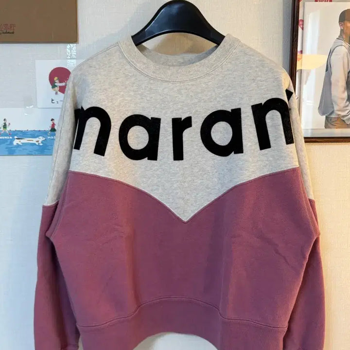 [BUNJANG] Isabel Marant Étoile Houston Sweatshirt Pink / [38]이자벨마랑 에뚜왈 휴스턴 맨투맨 핑크
