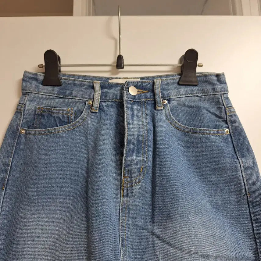 [SOLD OUT] (새상품) 럽미 청 데님 롱 스커트 S사이즈
