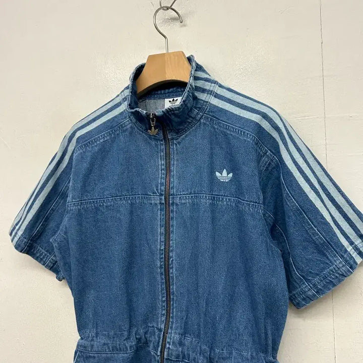 [BUNJANG] Adidas Denim Jumpsuit / 아디다스 데님 점프수트