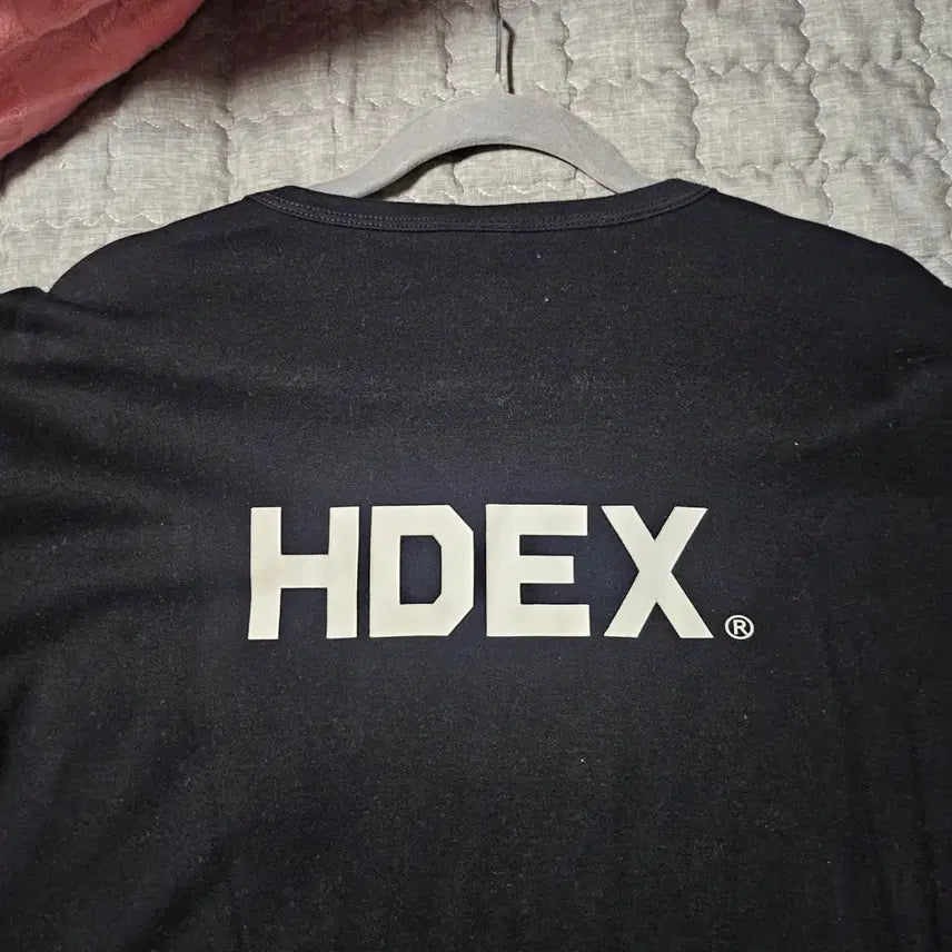 [BUNJANG] H.DEX Main Logo Muscle Fit T-Shirt / 에이치덱스 메인 백 로고 머슬핏