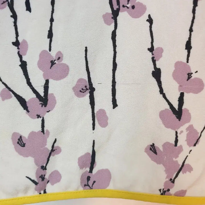 [BUNJANG] MARNI Archive Silk Cherry Blossom Pattern Crop Blouse / 명품 MARNI 마르니 아카이브 실크 벚꽃패턴 날개소매 크롭 블라우스