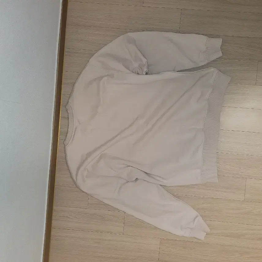 [BUNJANG] Camelwalk Small Authentic Logo Sweatshirt Beige Gray / L 카멜워크 스몰 어센틱 로고 맨투맨 스웨트셔츠 베이지 그레이