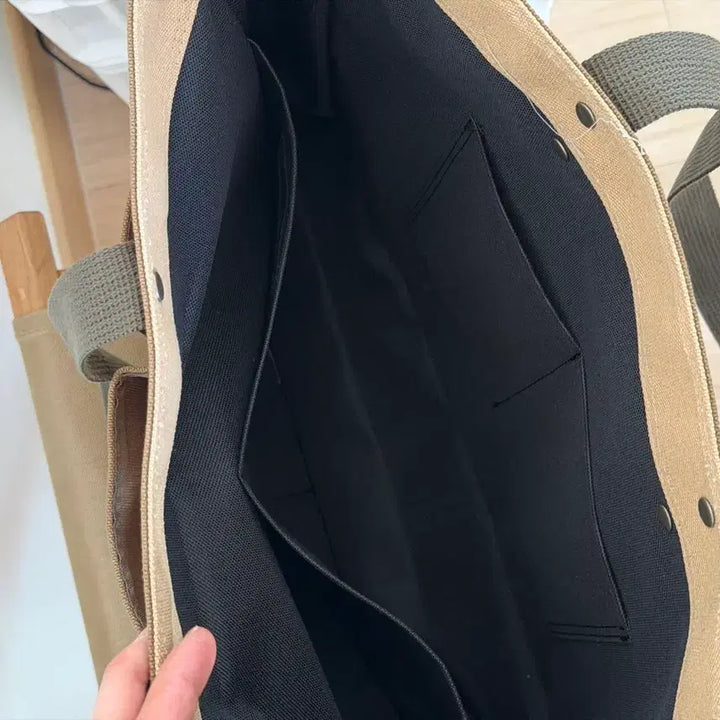 [BUNJANG] Monono Canvas Shoulder Bag / [옷장정리떨이] 거의 새거! 모노노 캔버스백 카키