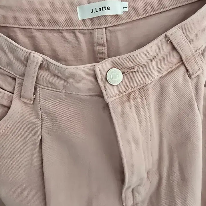 [SOLD OUT] J.latte 딸기우유 와이드 데님 팬츠