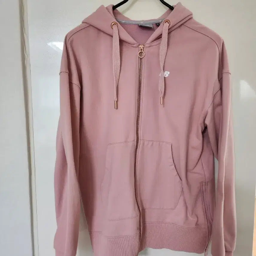 [SOLD OUT] 뉴발란스 핑크색 후드집업