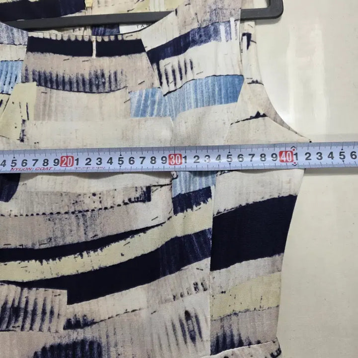 [BUNJANG] Tania Patterned Long Dress / 1380 타니아 TANIA 패턴 롱원피스 S 나시 플레어 여름 원피스