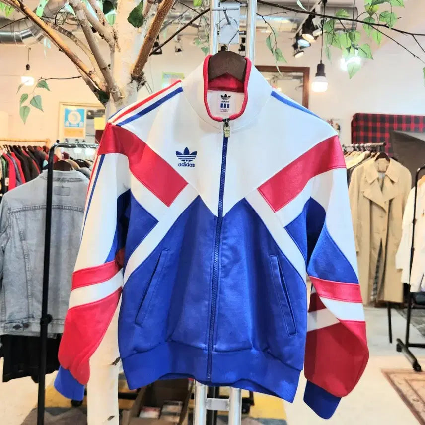 [BUNJANG] Adidas Old School Three-Stripe Track Vintage Jersey Jacket / 90s 아디다스 올드스쿨 삼선 트랙 빈티지 져지 자켓