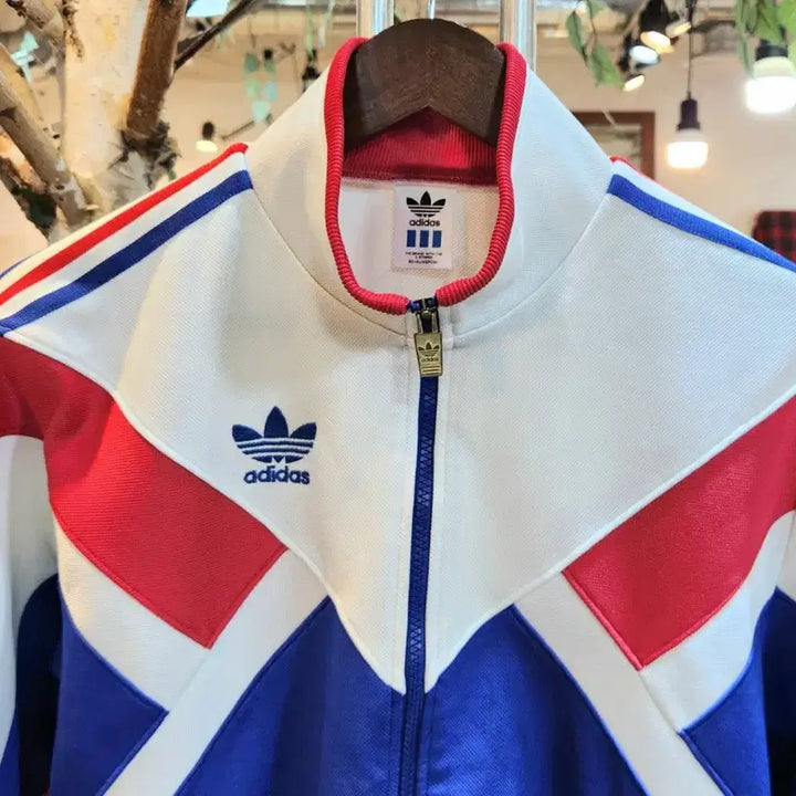 [BUNJANG] Adidas Old School Three-Stripe Track Vintage Jersey Jacket / 90s 아디다스 올드스쿨 삼선 트랙 빈티지 져지 자켓