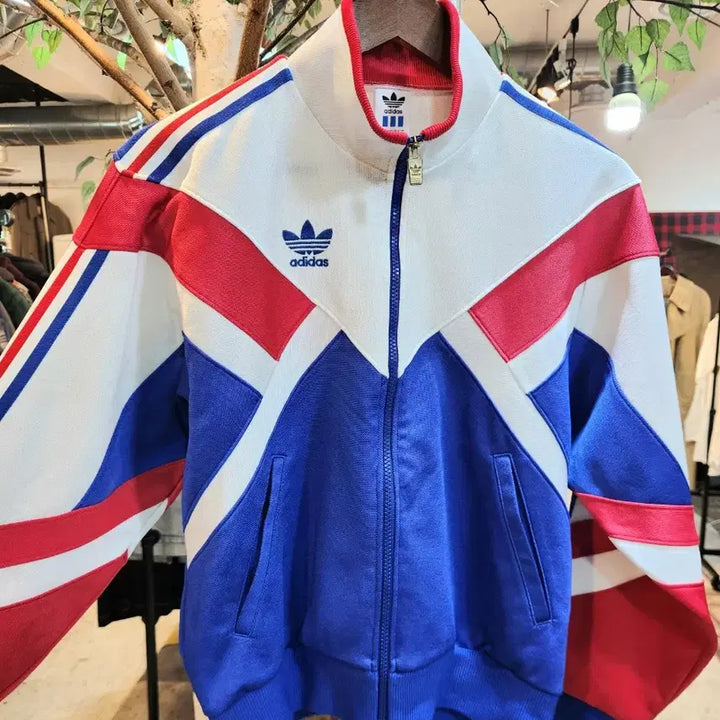 [BUNJANG] Adidas Old School Three-Stripe Track Vintage Jersey Jacket / 90s 아디다스 올드스쿨 삼선 트랙 빈티지 져지 자켓