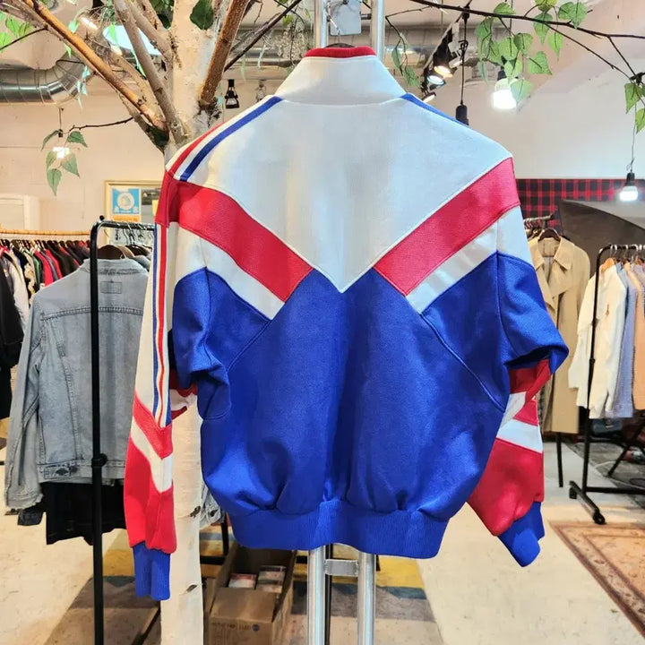 [BUNJANG] Adidas Old School Three-Stripe Track Vintage Jersey Jacket / 90s 아디다스 올드스쿨 삼선 트랙 빈티지 져지 자켓