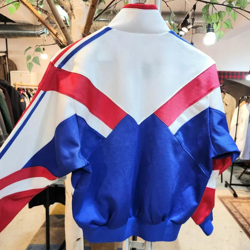 [BUNJANG] Adidas Old School Three-Stripe Track Vintage Jersey Jacket / 90s 아디다스 올드스쿨 삼선 트랙 빈티지 져지 자켓