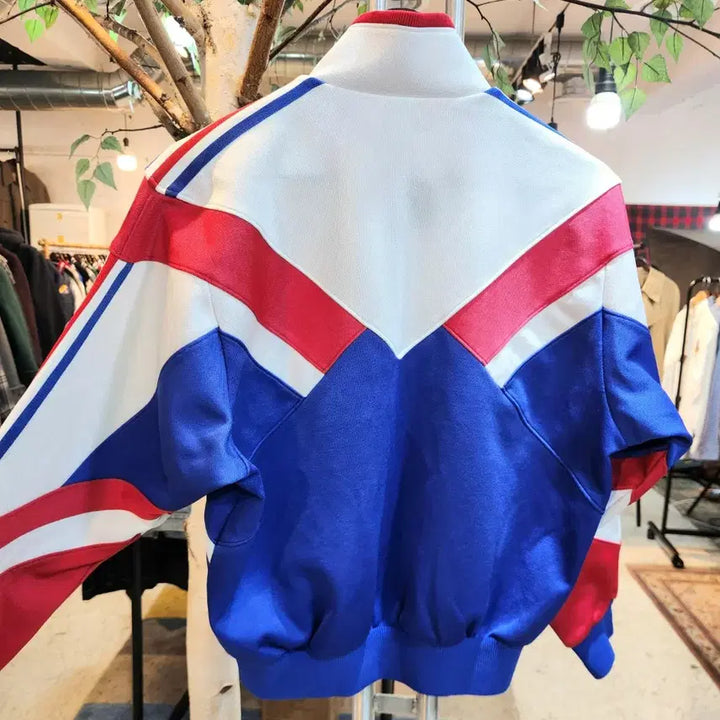 [BUNJANG] Adidas Old School Three-Stripe Track Vintage Jersey Jacket / 90s 아디다스 올드스쿨 삼선 트랙 빈티지 져지 자켓