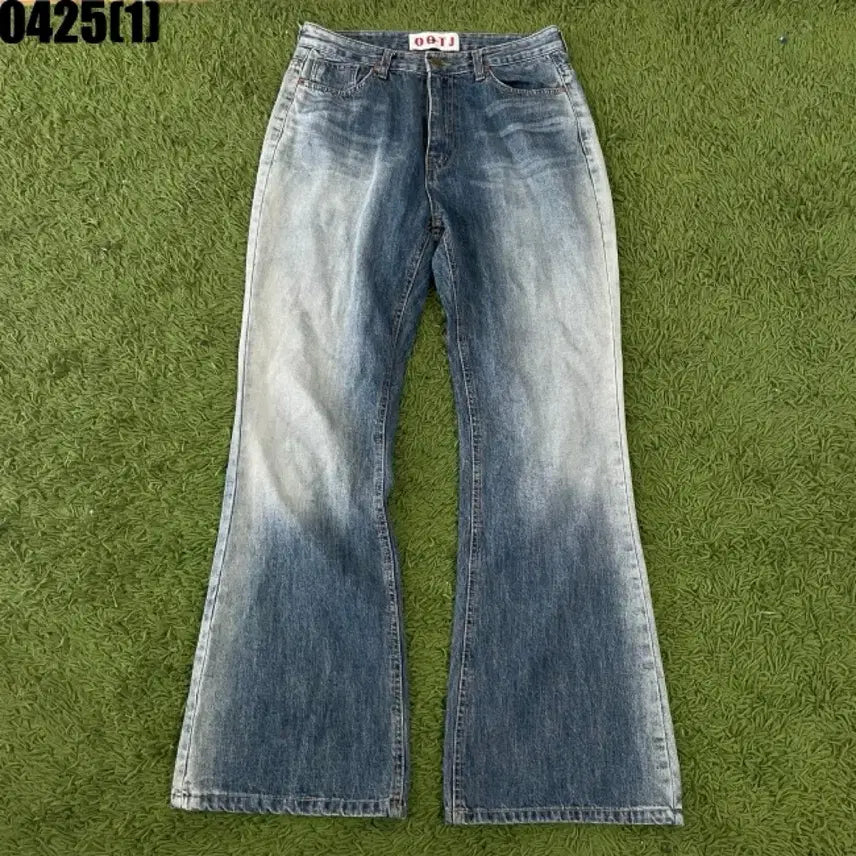 [BUNJANG] 00TJ Vintage Washed Bootcut Denim Pants / 00TJ 빈티지 워싱 부츠컷 데님 팬츠 30