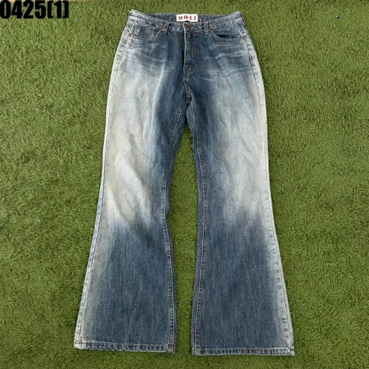 [BUNJANG] 00TJ Vintage Washed Bootcut Denim Pants / 00TJ 빈티지 워싱 부츠컷 데님 팬츠 30