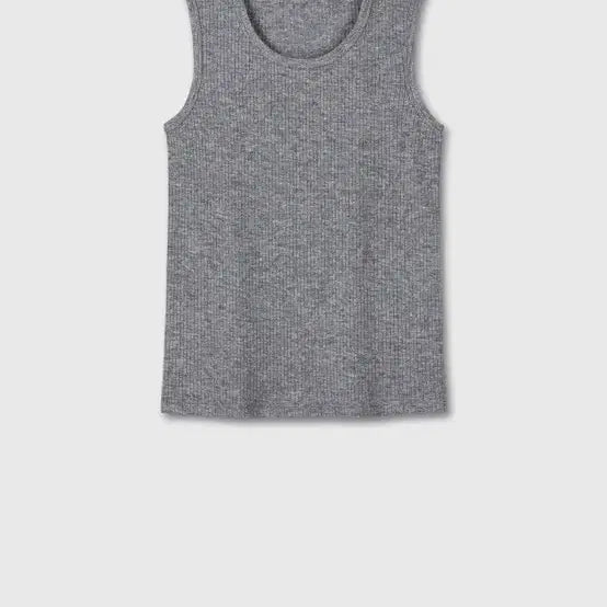 [BUNJANG] Divein Sleeveless Top Gray Size 2 / 다이브인 슬리브리스 멜란지 그레이 2사이즈