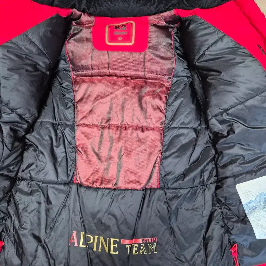 [BUNJANG] K2 Alpine Team Red Padded Windproof Jacket / K2 Alpine Team 빨간색 패딩 점퍼