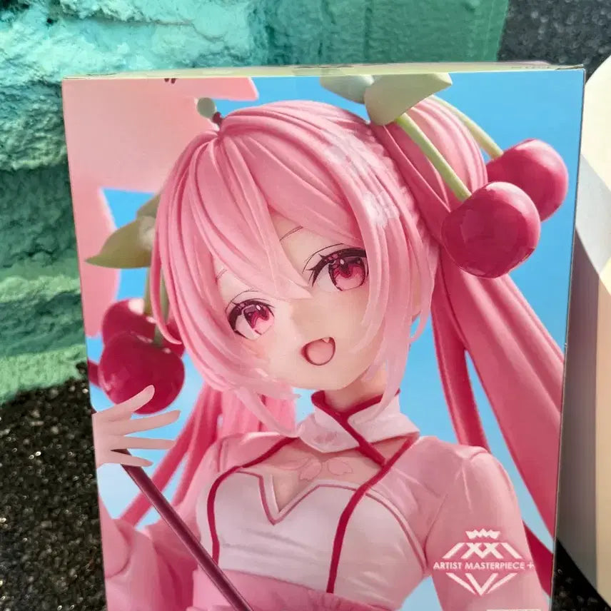 [BUNJANG] Taito Sakura Miku AMP+ Figure Sakura Dress Ver. / 타이토 벚꽃 미쿠 AMP+ 피규어 벚꽃 드레스ver