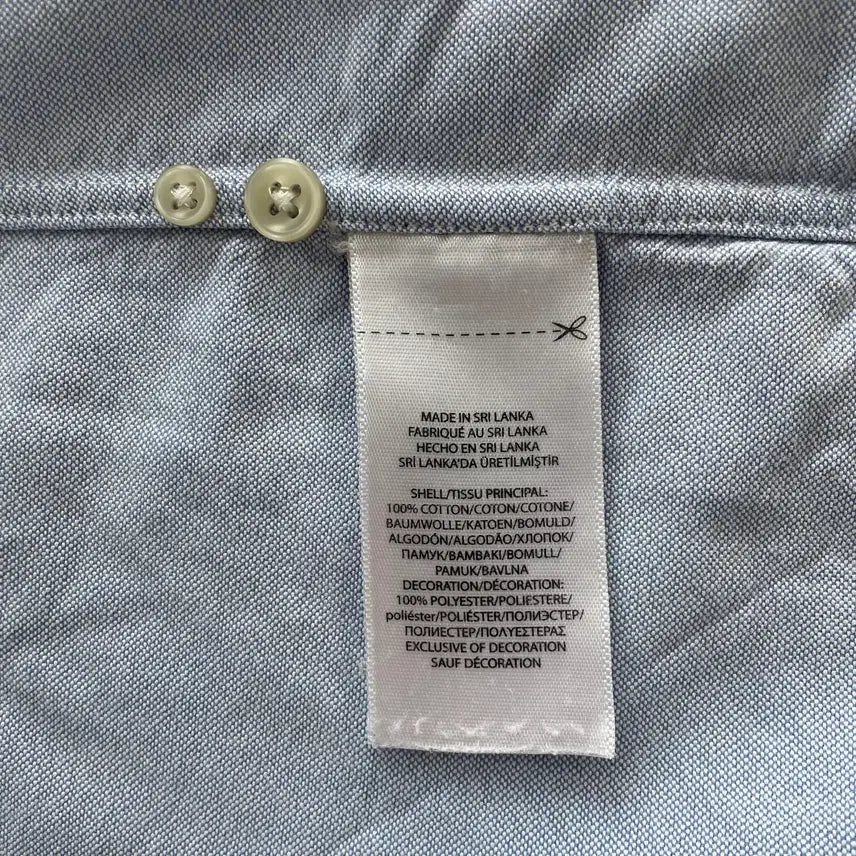 [SOLD OUT] [XXL] 폴로 랄프로렌 멀티 자수 로고 옥스포드 반팔 셔츠