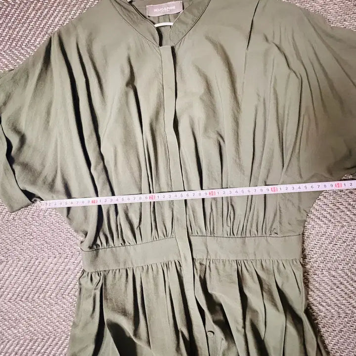 [BUNJANG] MojoSphin Katie-Sax Short Sleeve Shirt Dress / 모조에스핀 카티색 반팔 셔츠 원피스
