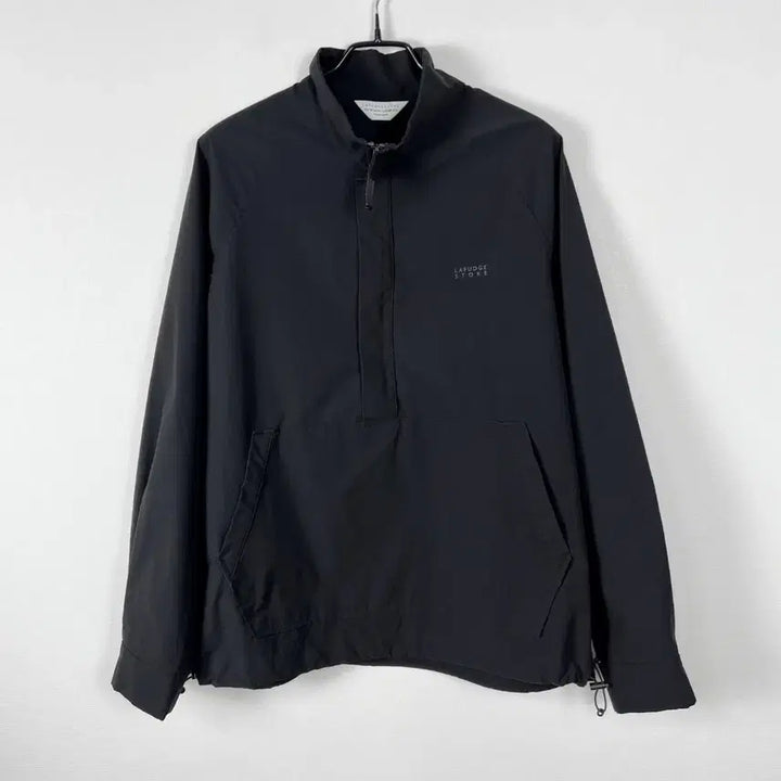 [BUNJANG] Lafarge Store Spandex Anorak Black Jacket / 라퍼지스토어 스판 아노락 블랙 자켓 긴팔 티 남M 라덴 빈티지