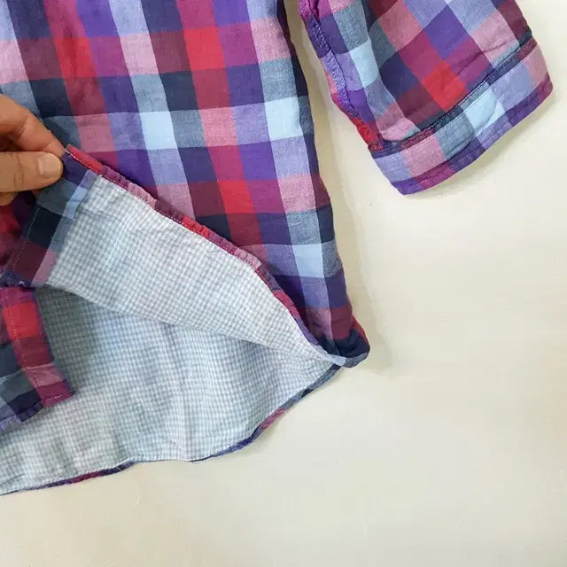 [BUNJANG] BEAMS Double Gauze 3/4 Sleeve Shirt / BEAMS 더블 거즈 칠부 셔츠