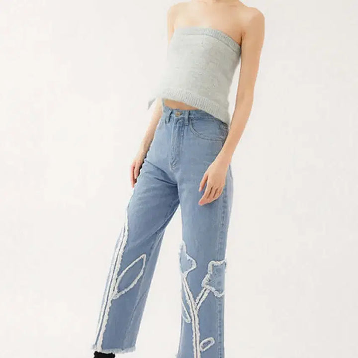 [BUNJANG] Tach Clothing Daria Denim Pants / Tach clothing daria 데님