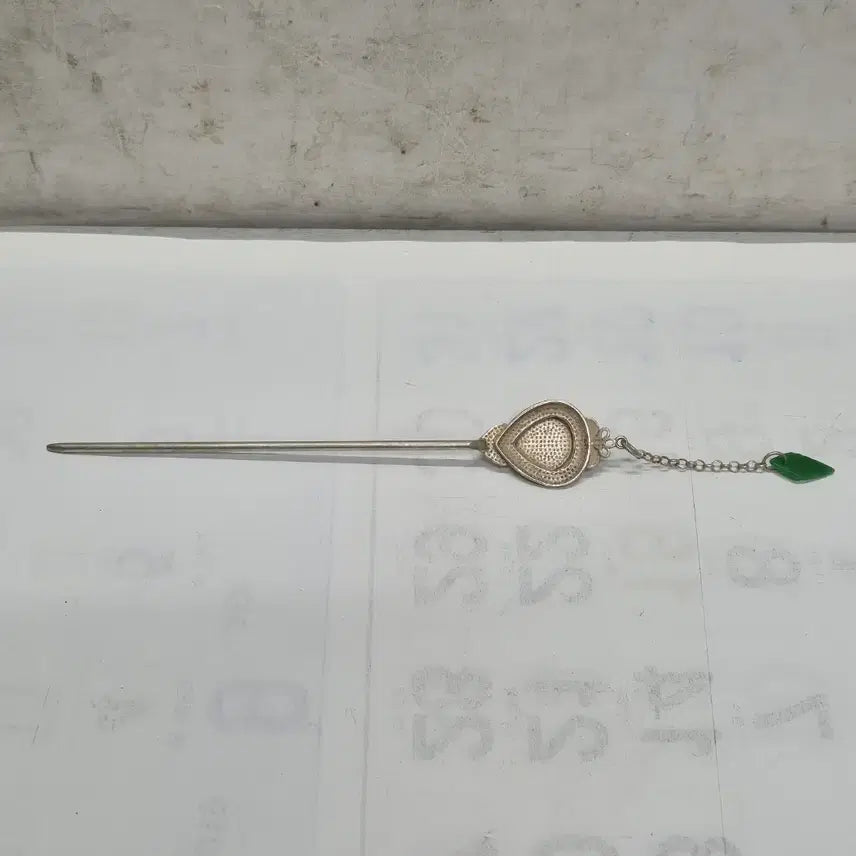 [BUNJANG] Jade Ornament Hairpin / 옥 장식 비녀 (985) (택배비 따로)